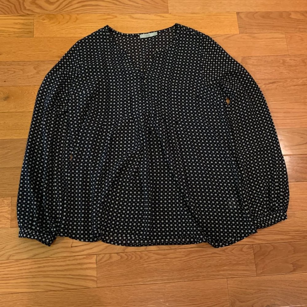 Dalia Black Blouse - image 1